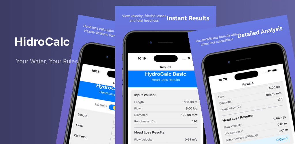 HydroCalc Feature Graphic